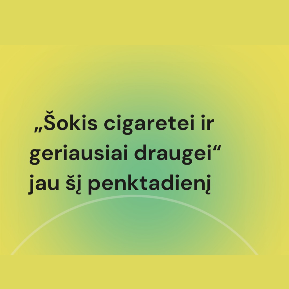 Naujausias Gretos Grinevičiūtės darbas „Šokis cigaretei ir geriausiai draugei“ jau šį penktadienį