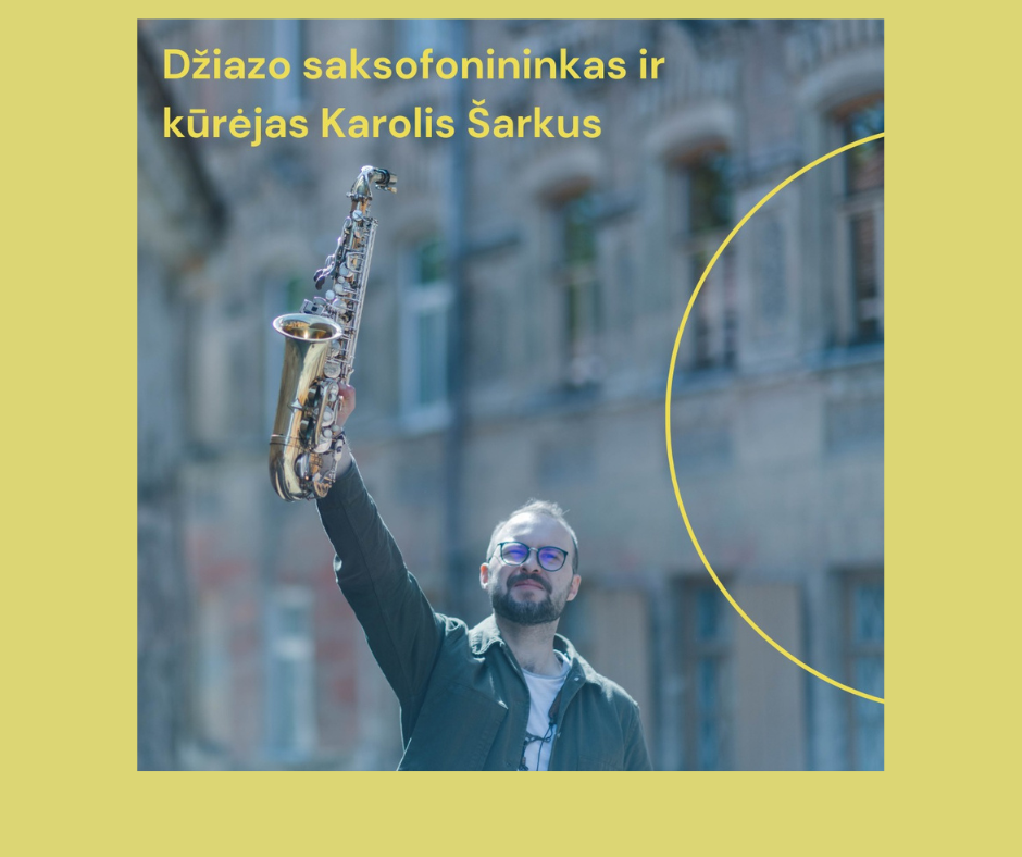Į Artis.tv klausimus atsako džiazo saksofonininkas ir kūrėjas Karolis Šarkus