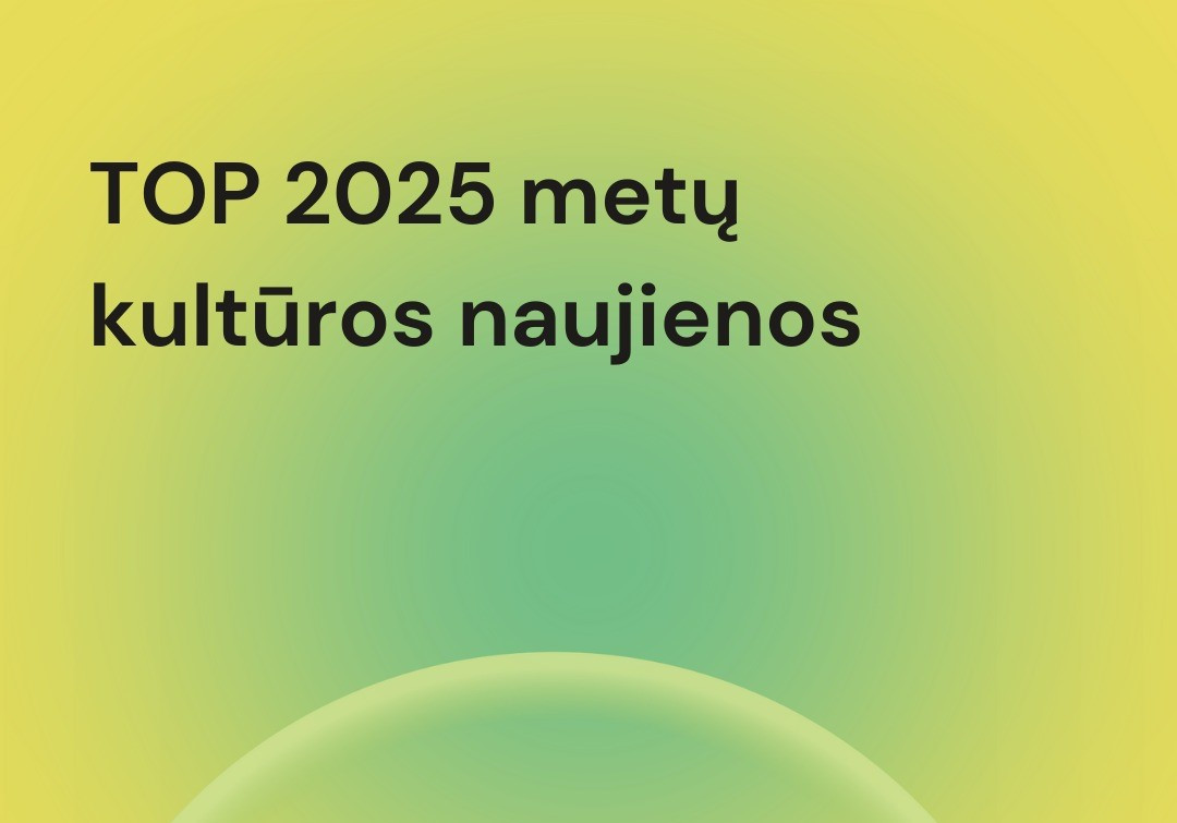 TOP 2025 metų kultūros naujienos