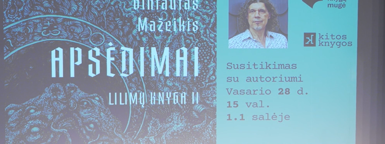 Gintauto Mažeikio knygos „Apsėdimai. Lilimų knyga II" pristatymas